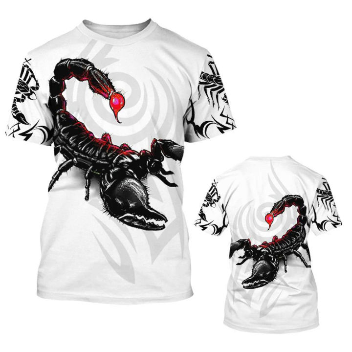 New%20scorpion%20T-shirts%20animal%203D%20print%20streetwear%20men%20women%20casual%20fashion%20oversized%20short%20sleeve%20t%20shirt%20kids%20tees%20tops%20clothing%20-%20Image%204