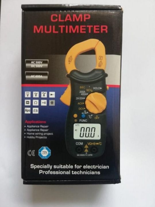 CHY%20Mult-Equip%20Digital%20Multimeter%20CHY-88A%20Digital%20Clamp%20Meter%20Tong%20Tester%20Clip%20on%20Meter%20Voltage%20and%20Current%20Meter%20Portable%20Resistance%20Voltage%20CAT%20III%20MAX%20600V%20with%20NCV%20Function%20-%20Image%205