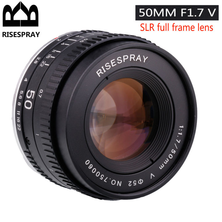 Metal%20RISESPRAY%2050MM%20F1.7%20Generation%20V%20Large%20Aperture%20Manual%20Focus%20Prime%20Full%20Frame%20Camera%20Lens%20For%20CANON%20EOS%20EF%20NIKON%20AI%20F%20-%20Image%202