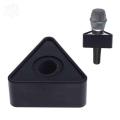 Microphone Logo Flag  Box Triangle Shape Black & White (1 PCS). 