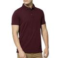 Maroon Cotton Polo For Men - Polo T Shirt For Men.