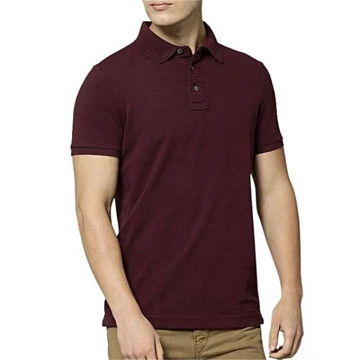 Maroon%20Cotton%20Polo%20For%20Men%20-%20Polo%20T%20Shirt%20For%20Men%20-%20Image%203