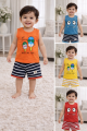 1 set Baby Boys maggie jama+pant. Half Sleeve T-Shirt and Half Pant. Boy Summer Suit Set. 