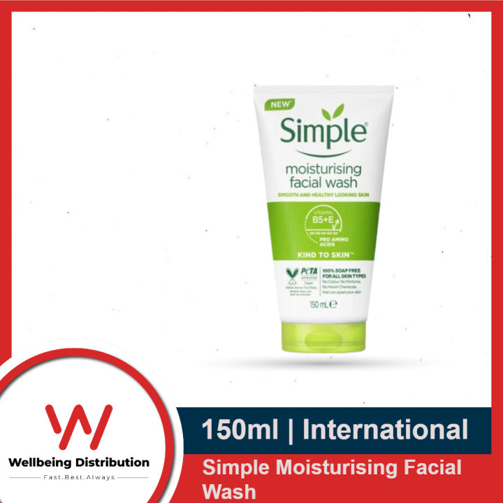 Simple Face Wash - Simple Kind to Skin Moisturising Facial Wash 150ml