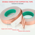 Copper Foil Conductive Adhesive Electrical Adhesive Roll High Temperature Resistance Flexibility for Transformer Mobile Phone.