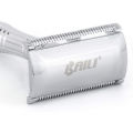 Double Edge Safety Razor Wet Shaving for Men Women with Platinum Blade and Mirrored Travel Case.