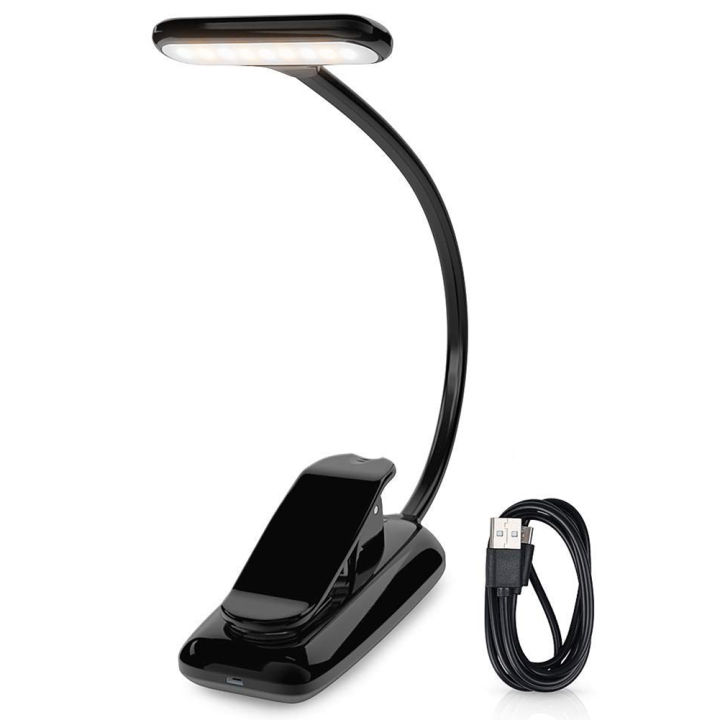 Delicate%20product%20LED%20Book%20Lights,%20Rechargeable%20Clip%20On%20Light,%203%20Lighting%20Modes,%209%20LEDs,%20Eye%20Protection%20Reading%20Lamp,%20up%20to%2040%20Hours%20Reading%20-%20Perfect%20for%20Reading-Black%20-%20Image%202