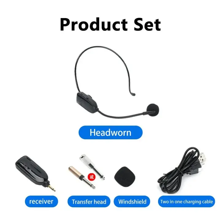 2.4g%20Head-mounted%20Wireless%20Microphone%20Plug%20Play%20Teacher%20Conference%20Speech%20Loudspeaker%20Mic%20System%20With%20Receiver%20Tour%20Guide%20Mic%20-%20Image%205