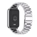 Mijobs Three-Bead Stainless Steel Watch Band For Xiaomi Mi Band 8 Pro.