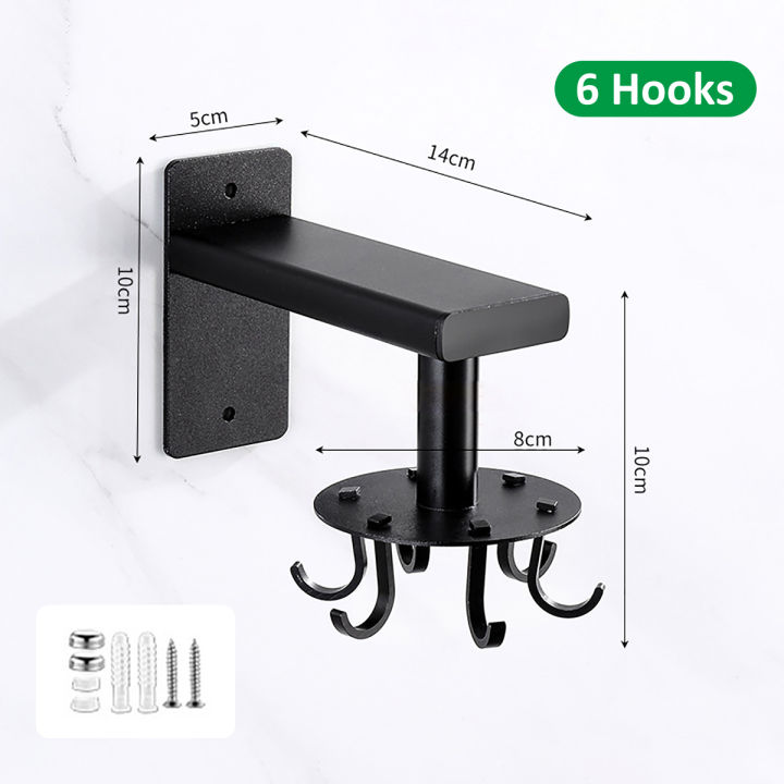 Normal%206/8Hooks%20Wall%20Mounted%20Swivel%20Hook%20Hanging%20Spatula%20Colander%20Rotating%20Hook%20Rack%20-%20Image%203