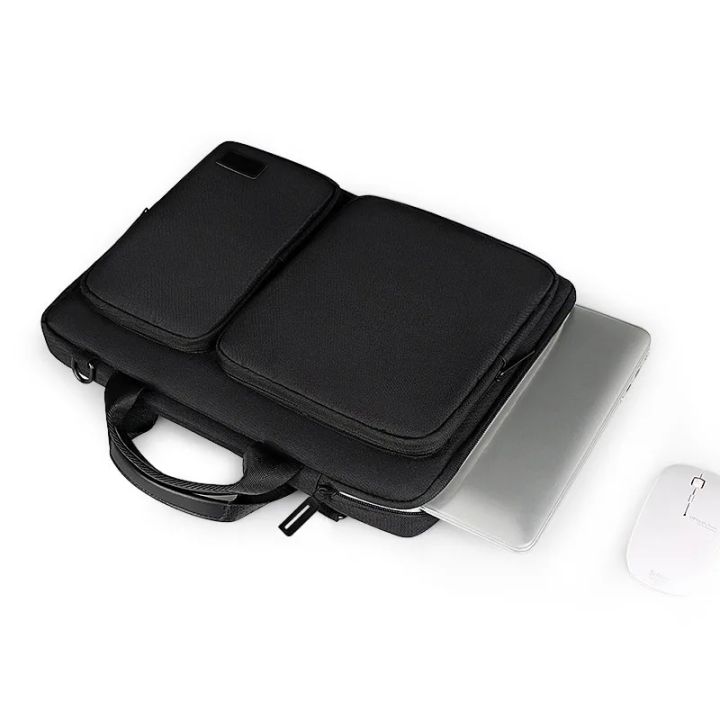 Laptop%20Bags%20For%20Men%20Notebook%20Case%20Sleeve%2013.3%2014%2015%206%20Inch%20For%20Macbook%20Pro%20Shockproof%20Shoulder%20Briefcase%20Fashion%20Women%20Bags%20New%20-%20Image%204