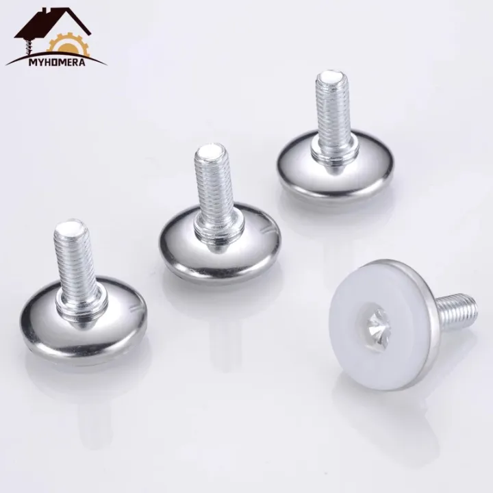 New%204Pcs%20Steel%20Furniture%20Legs%20Anti-slip%20Base%20Table%20Cabinet%20Leg%20Pad%20Adjustable%20Leveling%20Feet%20Leveler%20M8%20M10%20Screw%2013mm-27mm%20-%20Image%202