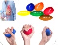 12 pis Finger Strengthening Grip Massager, Hand Stress Exercisers Ball, Squeeze Training Tool Muscle Strengthening Exerciser. 