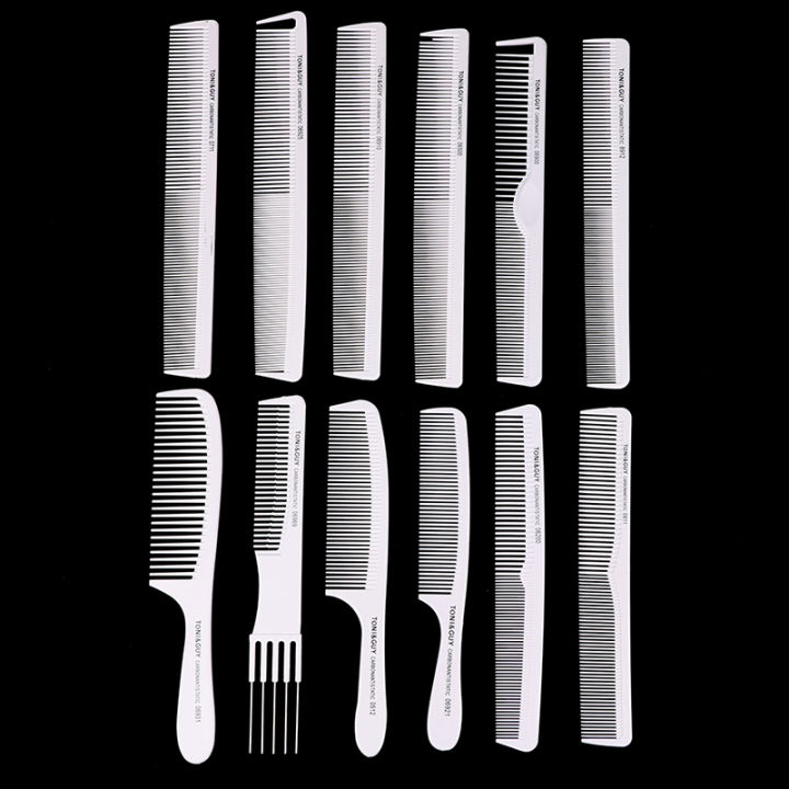 1PC Professional Hair Comb Anti-Static Carbon Fiber Hairdressig Cutting Comb finpae