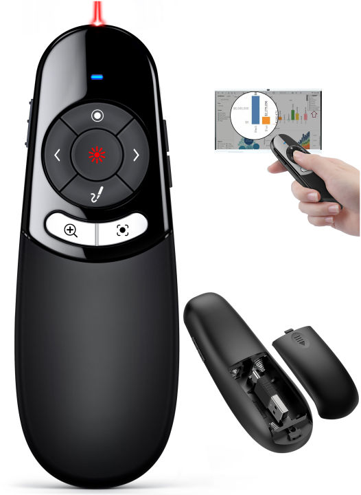 Wireless Presentation Pointer Remote Controller PPT Page Turner For ...
