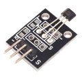 Small PCB Hall Effect Sensor Module A3144E 49E 3 Pin Hall Sensor Hall Effect Detection Magnetic Switches Speed Counting Sensor Module For Arduino 3 Pin Leads.