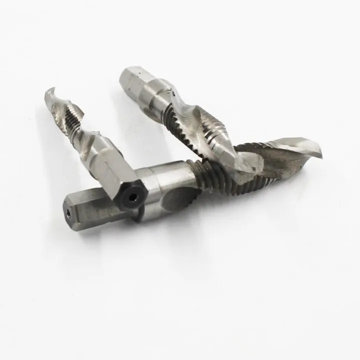 KOGEEK%206pcs%20M3-M10%201/4"%20Hex%20Shank%20Composite%20Tap%20Drills%20Thread%20Tap%20Taper%20Drill%20Bit%20Set%20Spiral%20Compound%20Drill%20-%20Image%203