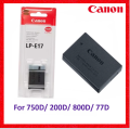 Camera Battery LP E17 Battery For Canon EOS 750D/ 760D /200D/ 800D/ 77DKiss 8000D M3. 