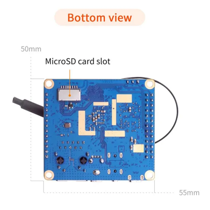 1%20Set%20PCB%20Blue%20Development%20Board%20for%20Zero%203%20Development%20Board%20+Heat%20Sink%20H618%20WiFi5+BT%205.0%20Gigabit%20LAN%20for%20Android%2012%20Debian12%20Ubuntu22.04%20-%20Image%207