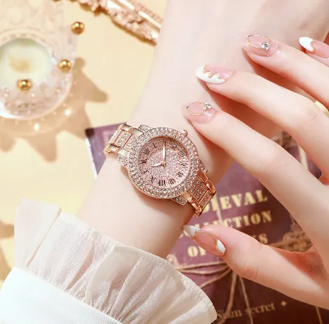 High-end%20Inlaid%20Quartz%20Watch%20Roman%20Pattern%20Watch%20for%20Girls%20Watches%20for%20Women%20Fashion%20Accessory%20-%20Image%203