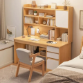 KD Mart Right Side Drawer Reading Table with Multi Storage Space Bookshelf, Home Office Desks, Computer Table, Study Desk, Workstation Table & Locker Drawer Computer Table.