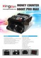 KINGTON PLUS  AL 6600T PRO MAX Money Counting Machine with Fake note detector. 