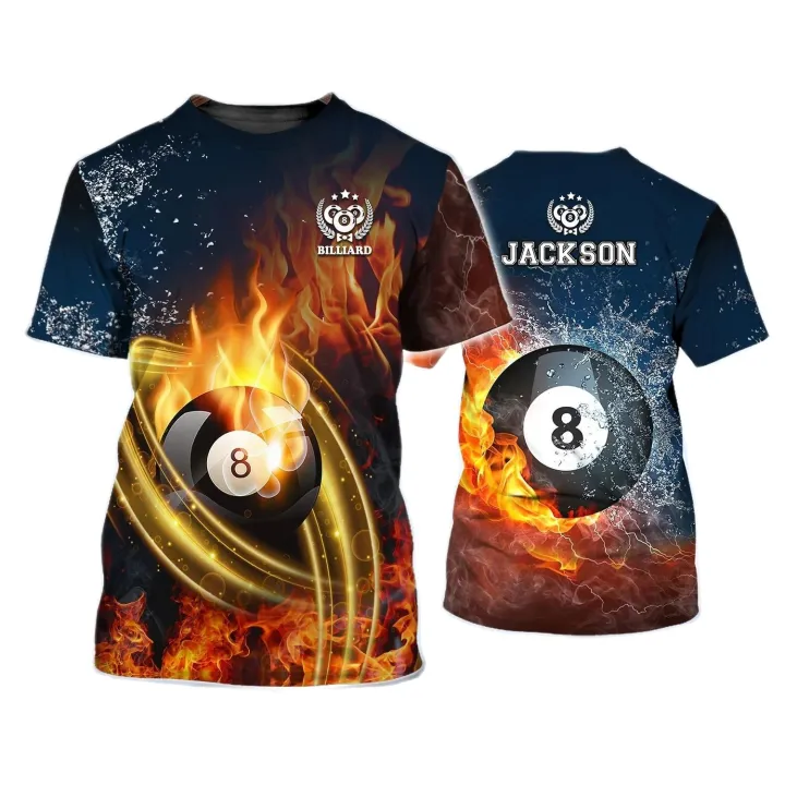 Billiards%20Snooker%20Print%20Shirt%20Men's%20T-shirt%20Tops%20Summer%20Casual%20Sweatshirt%20Oversized%20Short%20Sleeve%20Pullover%20Personalized%20Clothes%20-%20Image%203
