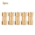 5pcs Motor Copper Shaft Coupling Coupler Connector Sleeve Transfer Joint Adapter.