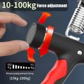 10-100Kg Adjustable Hand Grip Strengthener Trainer Forearm Exercise Gripper Bodybuilding Muscle Carpal Rehabilitation Athletes.