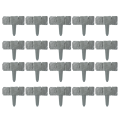 Black Sheet plastic fence,courtyard lawn villa decoration small fence. 