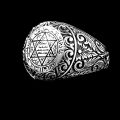 Seal of King Solomon Ring. Solomon Ring. Handmade Sterling Silver Ring. 
