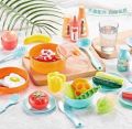 42 Pcs Toy Kitchen Set | Real Tap Water | Burner Sound and Gas Steam..