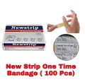 One Time Bandage Newstrip 1 box (100 Pcs). 
