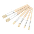 Stencil Paint Brushes , Ergonomic  Highly Durable Easy Grip Stencil Brush Set 6PCS for Drawing for Lettering for Art for Kids. 