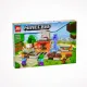 Building blocks toys Assemble My World 82001 minecraft puzzle: Anti-monster watchtower on the river 322 pieces. 