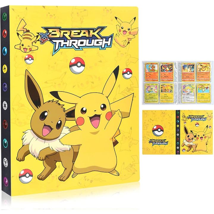 %E3%80%90Serendipity%20party%E3%80%91Album%20Pokemon%20Cards%20Book%20Notebook%20Anim%20Pokemon%20Album%20Collection%20Book%20Game%20Card%20Vmax%20Gx%20Holder%20Collection%20Folder%20Large-Capacity%20-%20Image%203