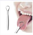 Tongue Scraper Stainless Steel Oral Tongue Cleaner Mouth Brush. 