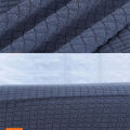 Dining Room Chair Covers Waterproof Elastic Jacquard Chair Cover With Back Anti-dirty Checked Stretch Fabric For Protector Chair. 