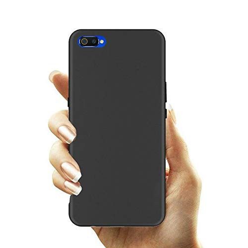 For Realme C2 / Oppo A1K Strong Liquid Silicone Soft Gel Rubber Shockproof phone Case back cover