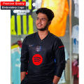Barcelona away kit full sleeves jersey 24/25.