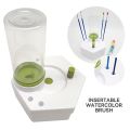 Paint Brush Cleaner with Drain Button Automatic Water Circulation Paint Brush Washer Machine Water Saving Paint Scrubber ArtTool. 