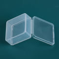 Plastic Transparent Storage Box Square Small Items Case Packing Boxes Jewelry QUANYIN. 