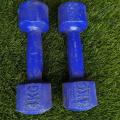 4kg Dumbbell Set - Navy Blue-1 Pair.