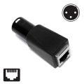 LKPCIGCXM DMX to RJ45 Connector RJ45 Ethernet to 3 Pin XLR DMX Female & Male Adapter Sets (3PIN 1Pair). 