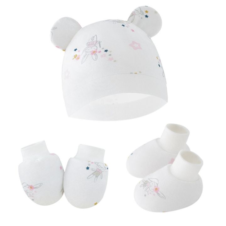 3pcs/set%20Cotton%20Newborn%20Cap%20with%20Anti%20Scratch%20Mittens%20and%20Foot%20Cover%20Infant%20Warm%20Headwear%20Baby%20Gloves%20with%20Socks%20Set%20Bzzo%20-%20Image%208