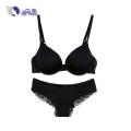 Nylon Bra Panty Set for Women Black - Bra - Bra. 