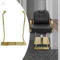 Salon Foot Rest Stand Barber Chair Parts Comfortable Barber Shop Foot Rest for Hair Stylists gold.