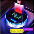 3.1A Car Charger for Cigarette Lighter 12V 2 Port Dual USB Quick Fast Charging Car Charges With LED Display Voltmeter For Cars.