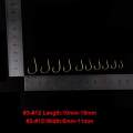 500pcs/set #3~#12 Fishing Hooks Carbon Steel Golden Fishhooks With Retail Box.