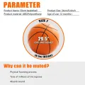 Foam Basketball, Indoor High Density Training Basketball 3D Texture Quiet Bounce No Noise Ball for Home Beach Pool Durable Easy to Use. 